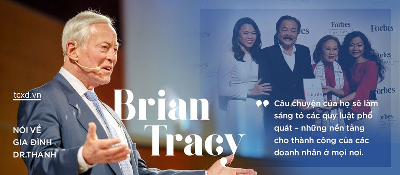 Thời niên thiếu Brian Tracy Brian được sinh ra ở Vancouver, Canada năm 1944. Cha ông không có công việc thường xuyên, nên ông và 3 anh em của mình đã quen sống với quần áo từ thiện.